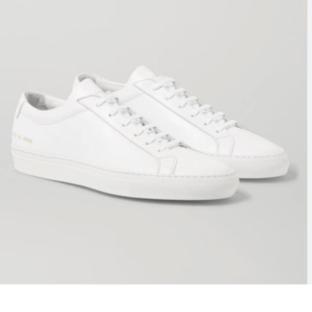 Common Projects Original Achilles Low White Leather Sneakers 38